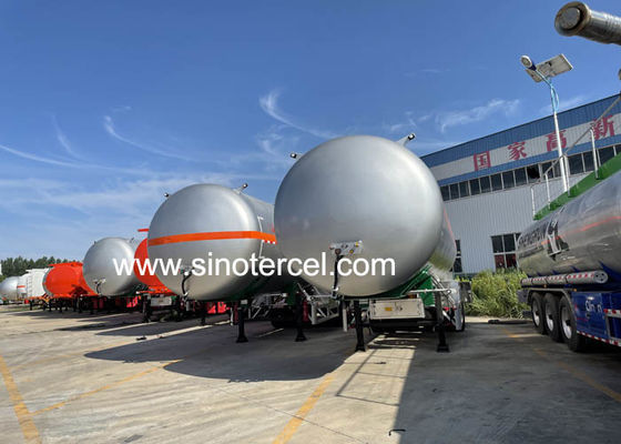 3Axle Fuel Tank Semi Trailer 30CBM-60CBM รถบรรทุกน้ํา รถบรรทุกน้ํา