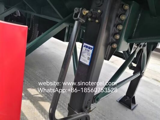 3 แอ็กซ์ดัมพ์ปิปเปอร์ Semi Trailer 20-50CBM หน้ายกไฮดรอลิกสําหรับหินทรายหินหินหินทราย ประสิทธิภาพ การทําเหมืองแร่และอุตสาหกรรมการขนส่ง