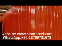 รถบรรทุกครึ่งรถบรรทุกกล่องความแข็งแกร่งสูง 3 แกน ที่มีความสามารถในการบรรทุกภาระที่แข็งแรง